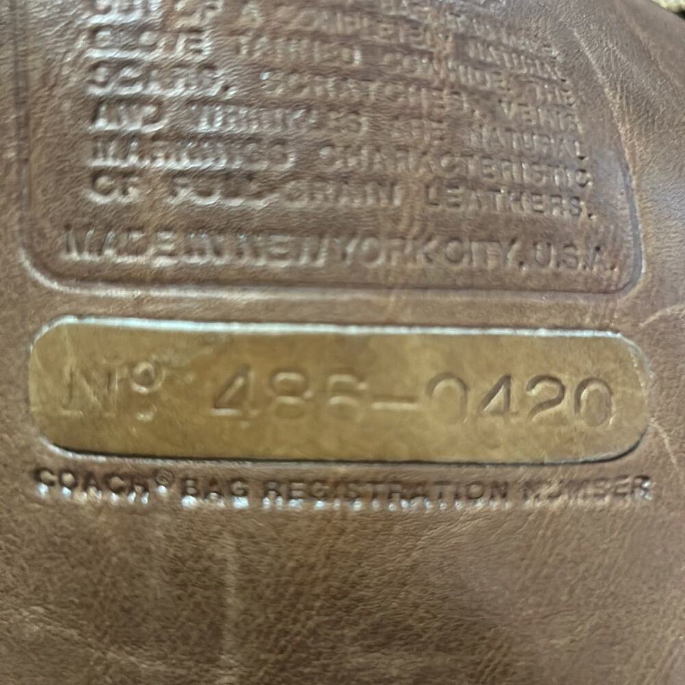 COACH VINTAGE LEATHER BONNIE CASHIN CROSSBODY BROWN BAG - Picture 9 of 10